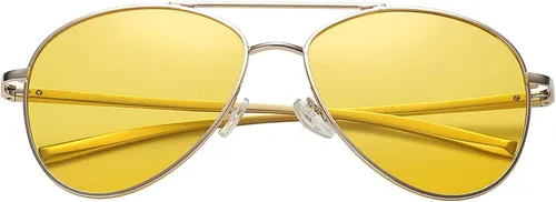Vista 3 de PolarSpex Aviator Sunglasses for Women & Men - Polarized Night Diving Men's Sunglasses - Aluminum Frame Mavericks Sunglasses