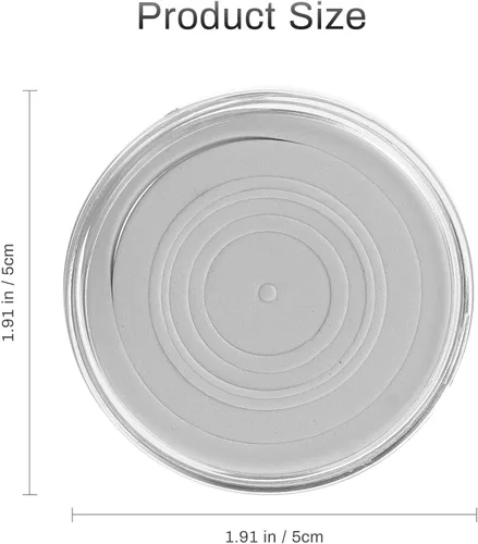 Vista 2 de Ciieeo Caja de monedas Mini contenedores de plástico Monedas de plástico Kickstand Estuche de 2.008 in Caja de almacenamiento de monedas Cápsula