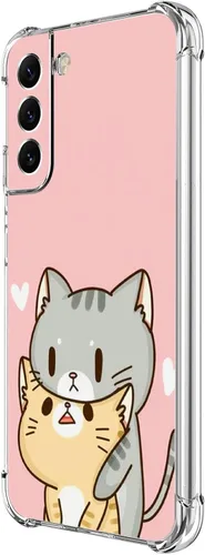 Vista 9 de Funda para Galaxy S22 Plus, protección contra caídas de rosas y mariposas azules, a prueba de golpes, de cuerpo completo, resistente a los arañazos