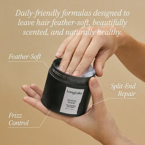 Vista 2 de LONGTAKE Mascarilla capilar Core Bonding - Control de enlaces y relleno interno de proteínas con péptidos, control del encrespamiento, cuidado