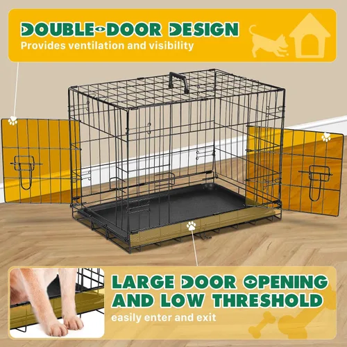 Vista 3 de kejector Jaulas para perros de 24 pulgadas