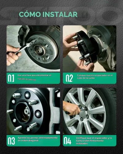 Vista 7 de SCITOO Espaciadores de rueda 5X100/5x112 a 5X100/5x112 0.787 in M14x1.5 Compatible con Volkswagen Beetle 2004-2019 Compatible con Volkswagen
