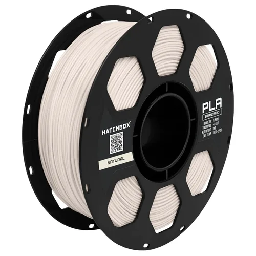 Vista 16 de HATCHBOX Filamento de impresora 3D PLA negro de 1.75mm, carrete de 1 KG (2.2 libras), precisión dimensional +/- 0.03 mm, filamento de impresión 3D