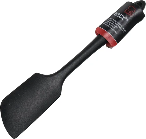 Vista 2 de Chef Craft Espátula angular de silicona premium, 11 pulgadas, color negro