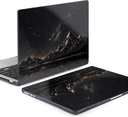 Vista 8 de Batianda Funda para MacBook Air de 15" 2026 M5 M4 M3 M2 Chip, Starry Mountain Montaña estrellada