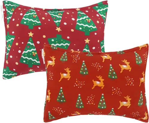 Vista 18 de ALVA BABY - Funda de almohada para niños pequeños de 13 x 18 pulgadas o 12 Bean Velvet-beige