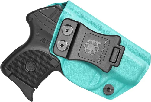 Vista 16 de Amberide IWB Kydex Holster for Ruger LCP .380, Concealed Carry, No Optic/No Laser, Adjustable Cant, Posi-Click Retention, Made in USA