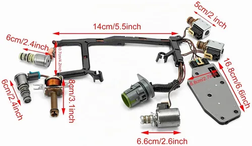 Vista 7 de Kit de válvula solenoide de transmisión 4L60E, compatible con GM EPC Shift TCC 3-2 PWM 1993-2006