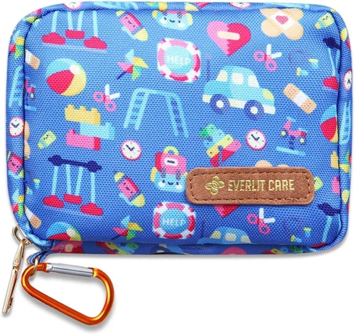 Vista 12 de EVERLIT Mini Paquete de Rescate 105 Artículos Esenciales Médicos Organizados en Bolsa de Almacenamiento Portátil Kit de Primeros Auxilios