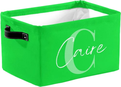 Vista 30 de Cesta de regalo personalizada con nombre, caja de juguetes de almacenamiento personalizada para niños, organizador de cubos de almacenamiento