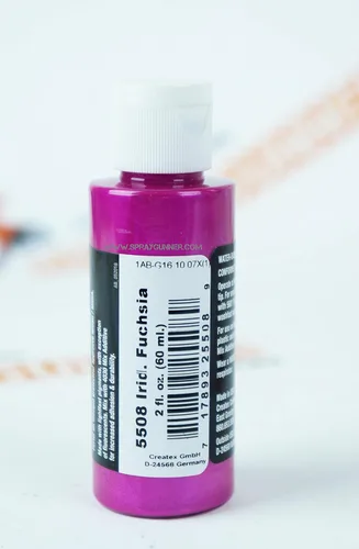 Vista 2 de Createx Airbrush Colors 5508 - Pintura iridiscente fucsia de 2 onzas por SprayGunner