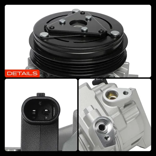 Vista 9 de A-Premium Compresor de aire acondicionado AC con embrague Compatible con Ford Transit-150, Transit-250, Transit-350, Transit-350 HD, 2020 2021