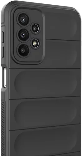 Vista 8 de Aikukiki Funda para Galaxy A32 4G, diseño de rayas 3D de lujo, resistente, sensorial, suave, de silicona completa, a prueba de golpes, para niñas