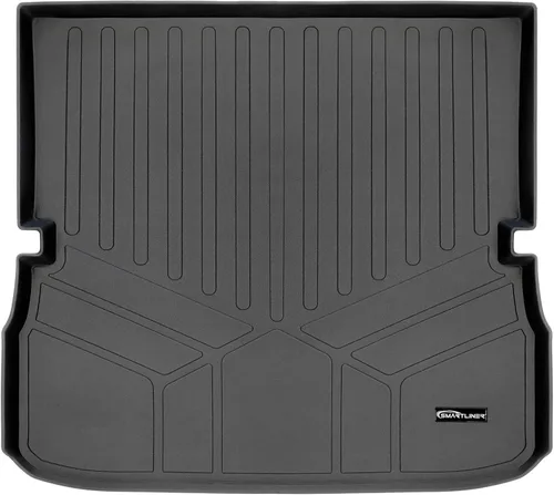 Vista 17 de SMARTLINER Juego de tapetes de piso de ajuste personalizado de 2 filas compatibles con Infiniti JX35 2013-2013