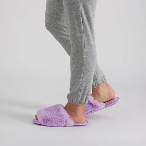 Vista 5 de Jessica Simpson - Pantuflas piel sintética para mujer con espuma viscoelástica
