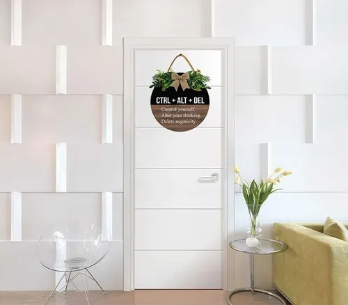 Vista 2 de KPSheng Letrero inspirador motivacional para colgar en la puerta, para negocios en casa, oficina, terapeuta, clínica, tratamiento, salón o uso