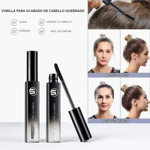 Vista 2 de Samnyte Barra de acabado de cabello, (paquete de 4) Control Flash Moment Flyaway y máscara brillante para cabello de bebé y desprendimientos rotos
