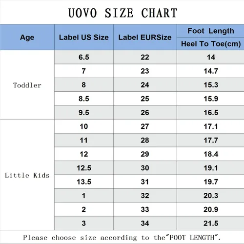 Vista 6 de UOVO Boys Girls Sandals Kids Summer Sandals Toddler Little Boys Closed Toe Athletic Hiking Outdoor Sport Sandals Size 6.5 Toddler to 3.5