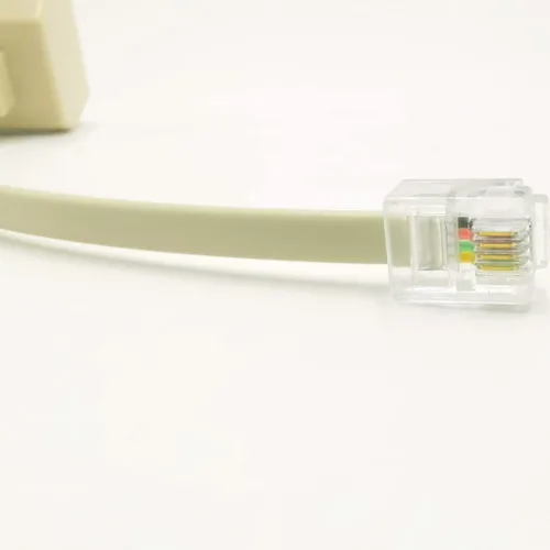 Vista 3 de NECABLES 2+1Pack 2pcs divisor de línea telefónica 1 a 2 y 1pc teléfono