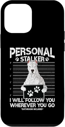 Vista 12 de Funda para iPhone 15 Dogo Argentino con diseño de perro culpable