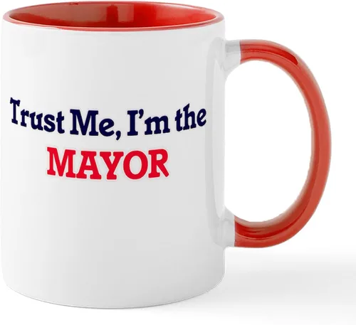Vista 18 de CafePress I Love Mayor Mug Taza de café de cerámica de 11 oz (11.0 fl oz)