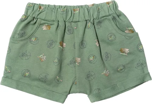 Vista 3 de STAR WARS The Mandalorian The Child - Conjunto de camiseta y pantalones cortos de rizo francés para bebés y niños grandes