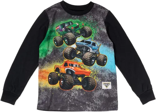 Vista 2 de Monster Jam Grave Digger - Camisa y pantalones de pijama
