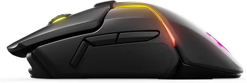 Vista 9 de SteelSeries Rival 650 Mouse Quantum Wireless para videojuegos, batería de carga rápida, 12,000 Cpi Truemove3 + sensor óptico dual, baja distancia