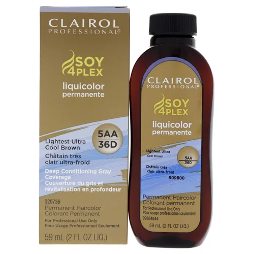 Vista 11 de Clairol Professional Permanent Liquicolor for Light Brown/Medium Brown Hair Color with 100% Gray Coverage Packaging May Vary