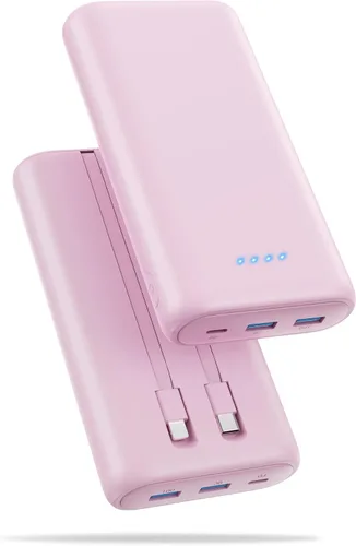 Vista 12 de Cargador portátil de 25800 mAh, cargador de teléfono portátil de carga rápida de 5 V/3 A, 3 puertos USB, batería externa, paquete de batería