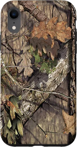 Vista 8 de Funda para iPhone 15 Oak Hunter Hunting Mossy Pattern Tree Theme Design Deer Buck
