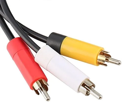Vista 4 de CHILDMORY 1.8M Audio Video AV RCA Video Composite Cable Cable Cable para Xbox 360 Slim