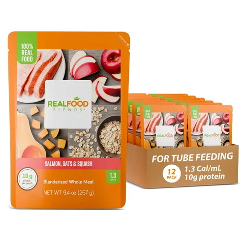 Vista 12 de Real Food Blends Carne de res, papas y espinacas – Comidas puré para alimentación por tubo con proteínas, verduras y frutas – 330 calorías
