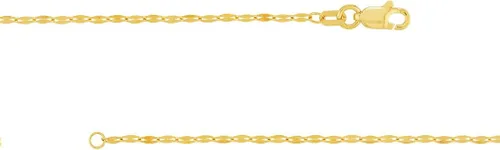 Vista 5 de Collar Forzentina Y Lariat martillado de oro amarillo de 14 quilates, joyería de 18 pulgadas, regalos para mujer, Yellow Gold, No es una piedra