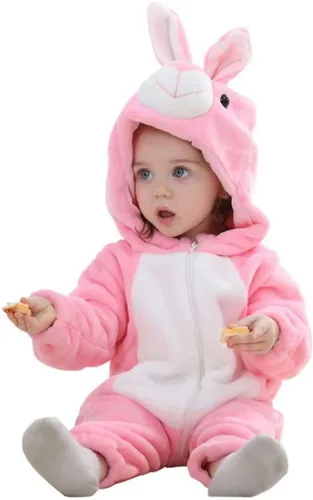 Vista 3 de Disfraz de animal para bebé, traje unisex para niños pequeños, disfraz de Halloween