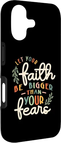Vista 3 de Faith Over Fear Vintage Inspire Christian Design Case for iPhone 17