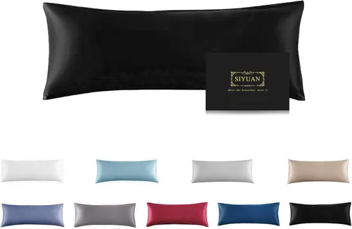 Vista 42 de Funda de almohada de seda de morera para cabello y piel - Funda de almohada de seda refrescante con cremallera oculta, de doble lado, suave