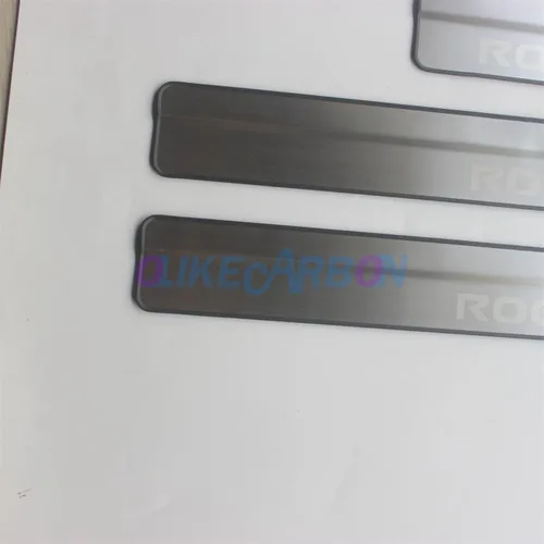 Vista 2 de OLIKE Protector de umbral de puerta de acero inoxidable para Nissan Rogue X-Trail 2021 2022 (Rogue)