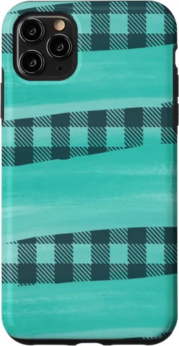 Vista 11 de Funda a cuadros para iPhone 14 Pretty Teal TURQUESA SOUTHERN WESTERN