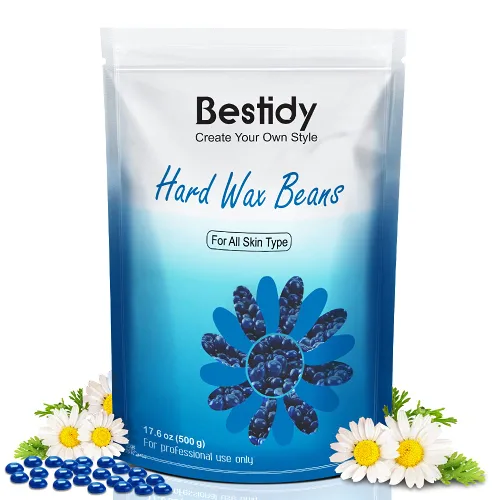 Vista 11 de Bestidy Cuentas de cera dura para depilación – 3.53 onzas de granos encerados para todas las áreas del cuerpo y bikini (azul)