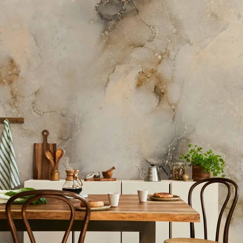 Vista 6 de artgeist Mural abstracto de 173 x 124 pulgadas - Papel tapiz autoadhesivo extraíble de gran tamaño para decoración de pared, diseño de impresión