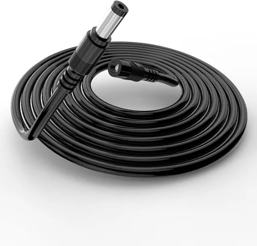 Vista 13 de Tonton Survelliance DVR - Paquete de 2 cables de extensión de alimentación CC de 3.3 pies x 0.083 in 5521 macho a hembra de 12 V CC compatible