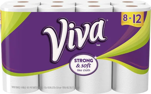 Vista 5 de Viva Toallas de papel, elige un tamaño, rollo grande, 1 unidad