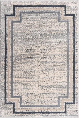Vista 11 de Unique Loom Oasis Collection - Alfombra de área - Fuente (2 pies x 3 pies, rectangular, gris/marfil)