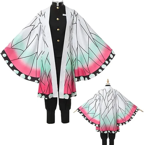 Vista 2 de Disfraz de anime para mujer, traje completo de Kochou para fiesta de Halloween