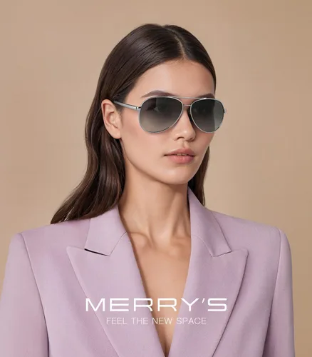 Vista 2 de MERRY'S Lentes de sol de aviador para hombres y mujeres, lentes polarizados para conducir, lentes espejados, protección UV 400, 2.283 in