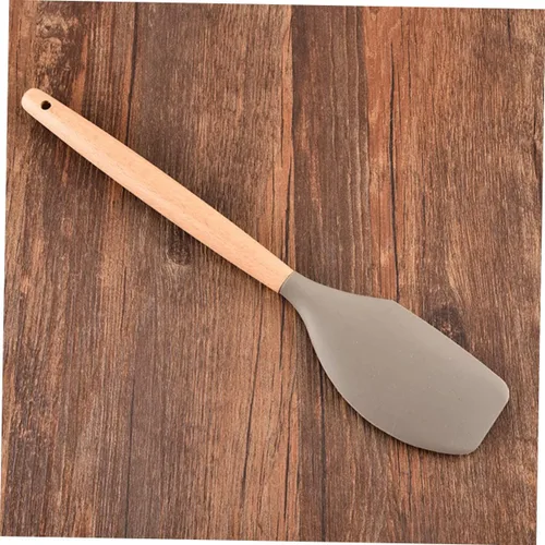 Vista 6 de LABRIMP Elegante cucharón de sopa espátula de silicona antiarañazos resistente al calor Juego de utensilios de cocina mango ergonómico Herramientas