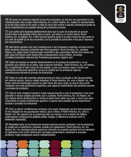 Vista 2 de Monopoly Panini Prizm: Caja de cartas coleccionables de la Copa Mundial de la FIFA Estrellas y leyendas actuales Más de 2 jugadores, a partir