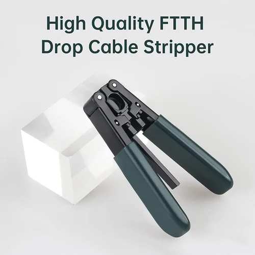 Vista 5 de Kit de terminación de fibra - Localizador visual de fallas de 18.6 mi, kit de herramientas de fibra óptica FTTH para ingeniería CATV, cuchilla