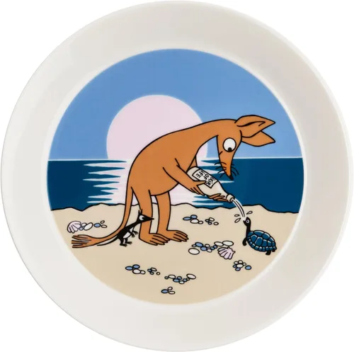 Vista 14 de Arabia Moomin Plate 7.48in Fillyjonk, Gris